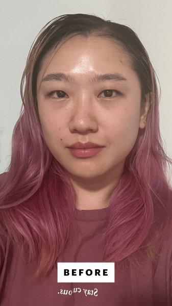 Han before applying the Peptide132 Hair Care Set